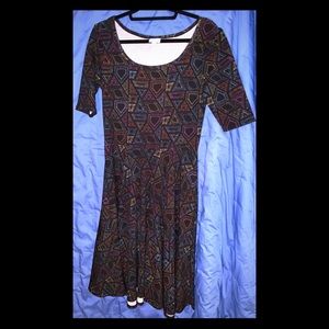 LuLaRoe Nicole Jacquard Dress